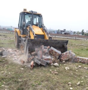 प्राधिकरण क्षेत्र में बिना स्वीकृति विकसित की जा रही कॉलोनियों और अवैध लॉटिंग के खिलाफ कार्रवाई जारी